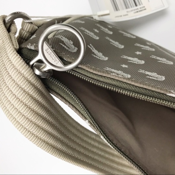 NWT Lacoste Classic Croco Midnight Bag - Picture 7 of 8